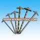 China supply umbrella head twist shank roofing nail